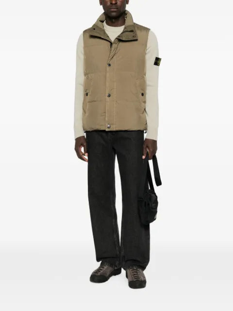 Stone Island G100010 crinkle reps NY vest