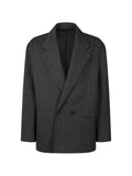 TOMBOY herringbone double-breasted blazer