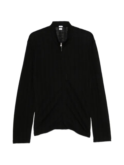 Post Archive Faction zip-up panelled cardigan