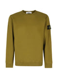 Stone Island 6100049 brushed organic cotton fleece sweatshirt