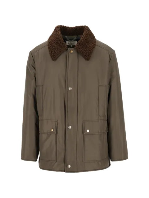 Maison Margiela fleece-collar hunting jacket