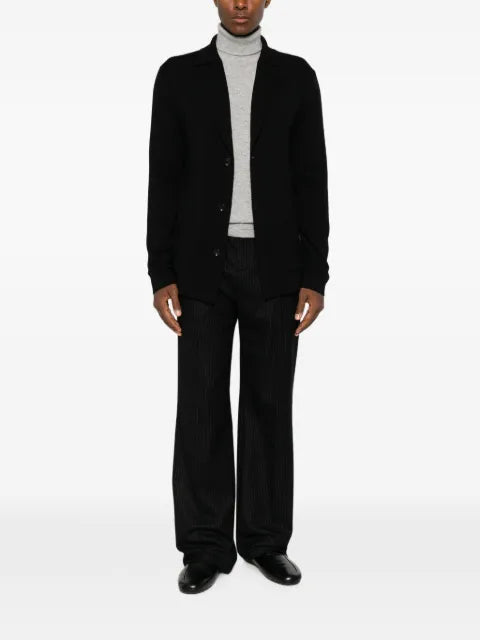 Daniele Fiesoli notch-lapel patch-pocket cardigan