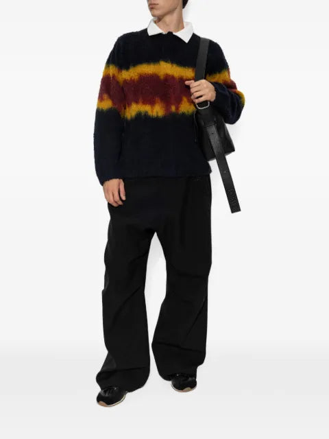 sacai gradient-effect sweater