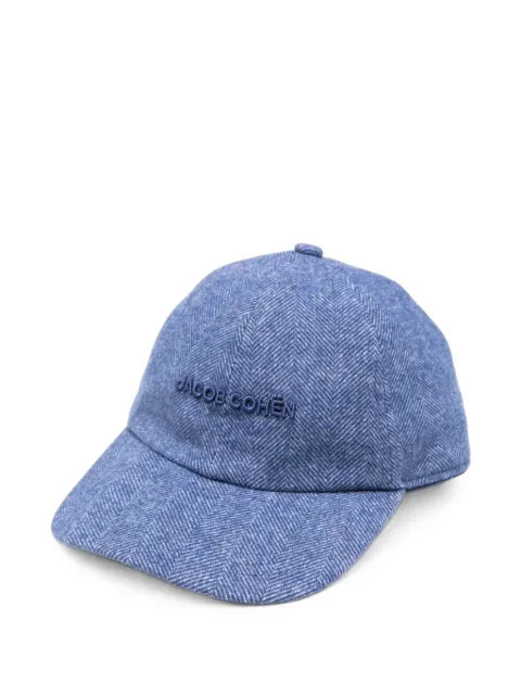 Jacob Cohën embroidered herringbone baseball cap