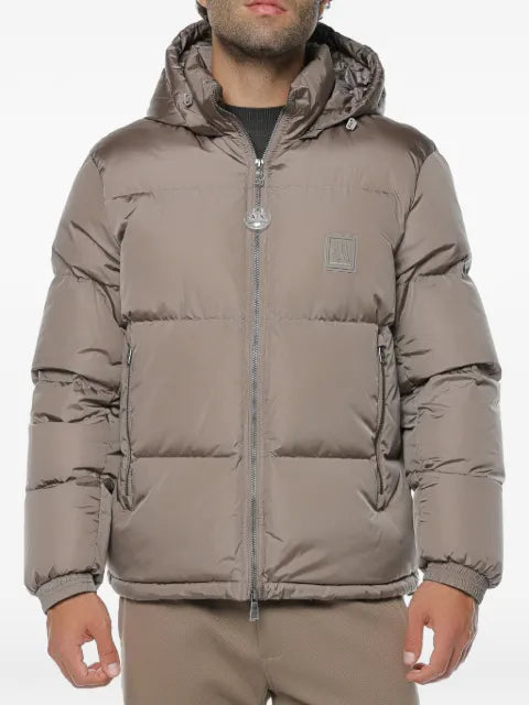 Armani Exchange hooded quilted jacket