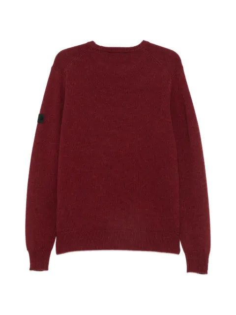 Peuterey logo-patch crew-neck sweater