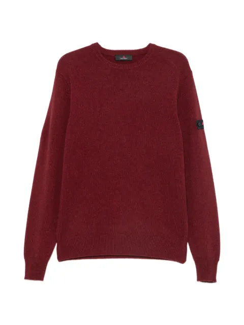 Peuterey logo-patch crew-neck sweater