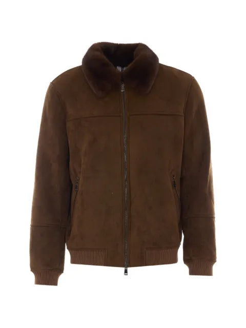 Sword collar zip-up jacket