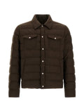 Herno La Camicia striped-quilted jacket