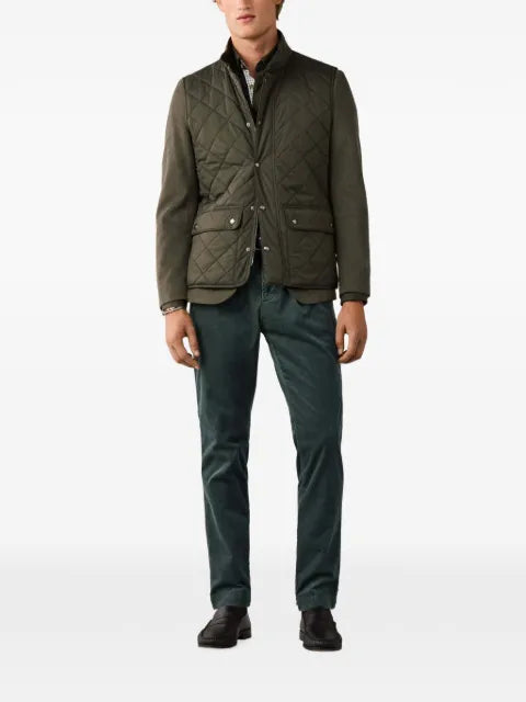 Hackett London Kinloch diamond-quilted gilet