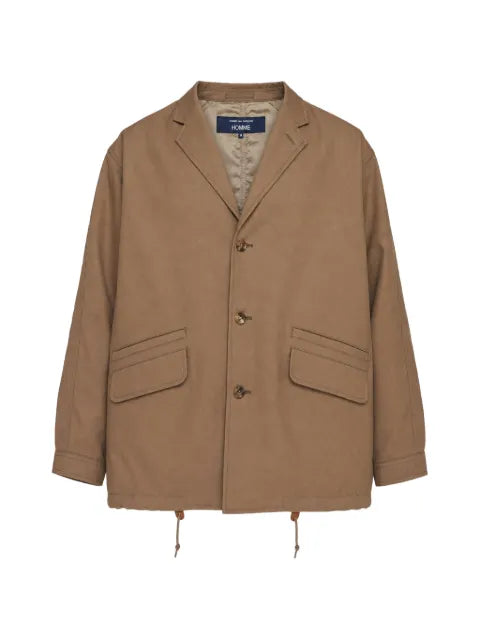 Comme des Garçons Homme drawstring-hem notch-lapels jacket