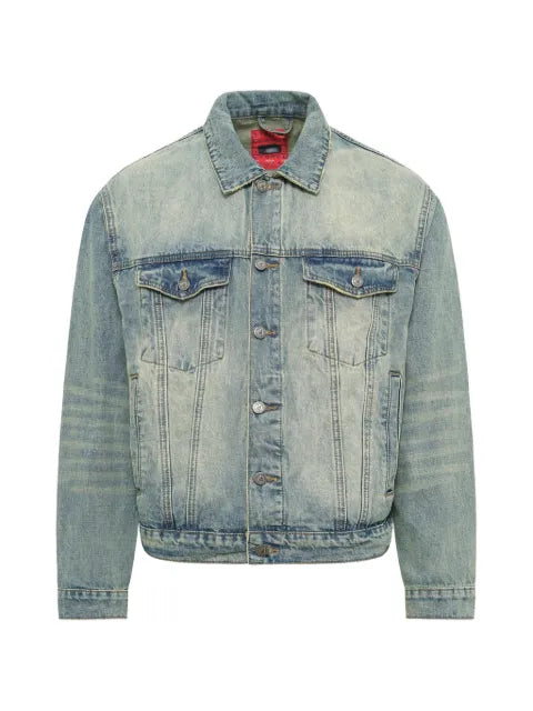 KidSuper dove-embroidered denim jacket