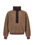 ENTIRE STUDIOS fleece panelled sweatshirt