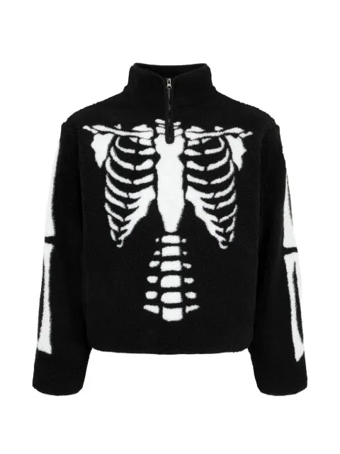 MARKET skeletal sherpa sweatshirt