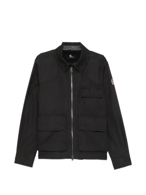 Moncler Grenoble zip-up multi-pocket shirt jacket