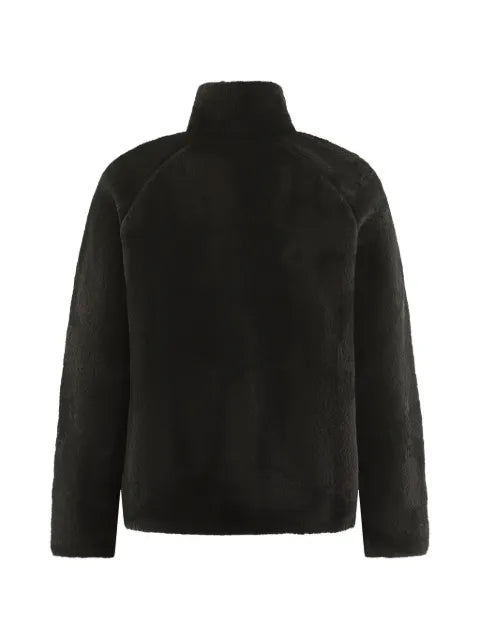 OLAF fleece-texture raglan-sleeve sweat