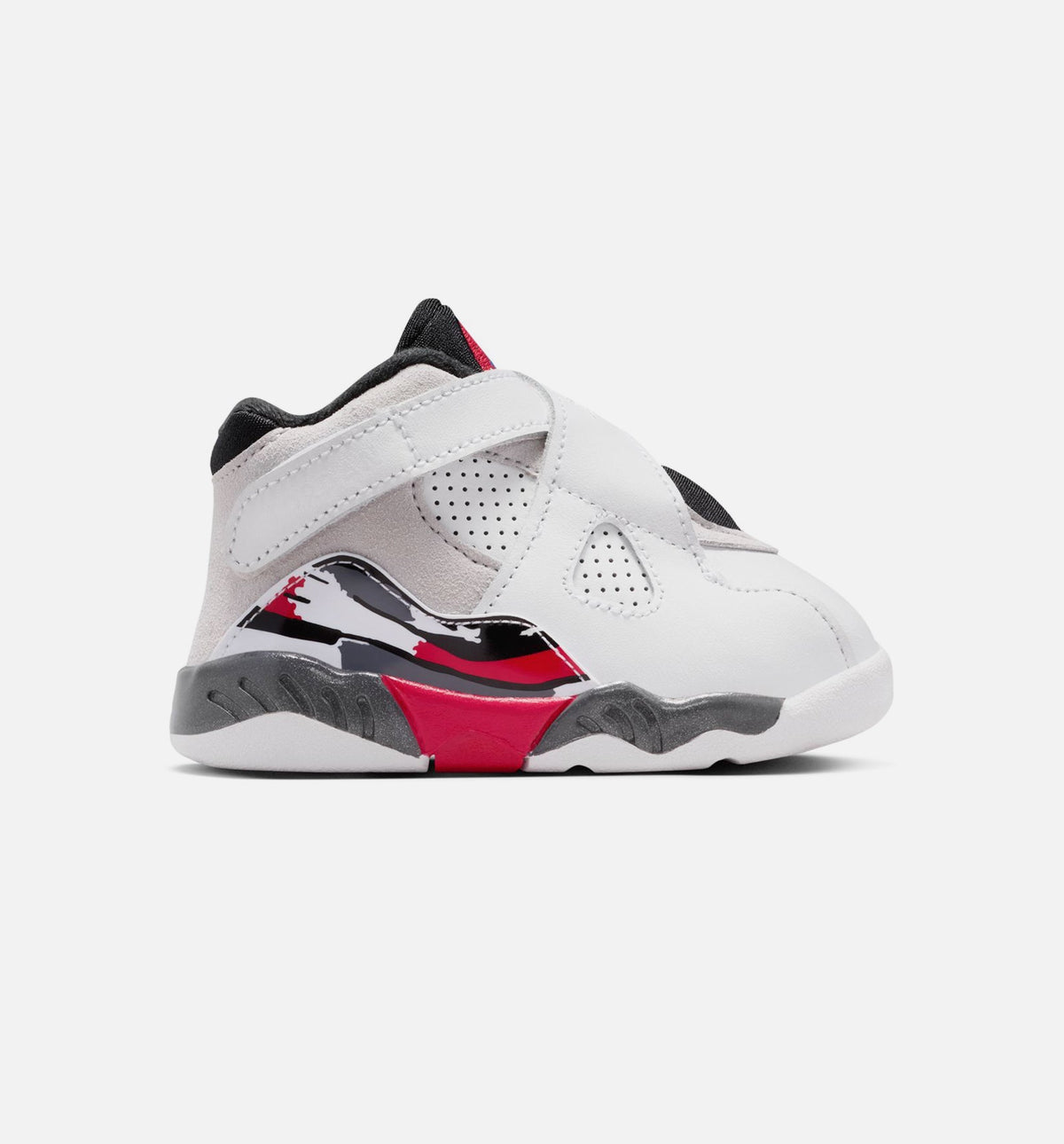 Air Jordan 8 Retro White and True Red – Infant & Toddler Lifestyle Shoe | White/Black/True Red