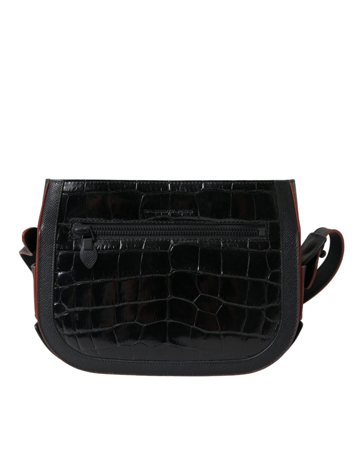 Black Exotic Leather Camera Bag