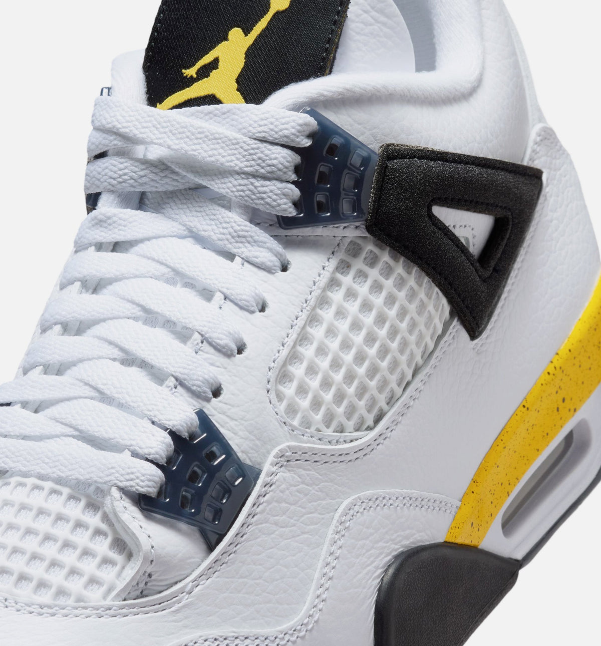 Air Jordan 4 Retro Rare Air Tour Yellow | Men's Lifestyle Shoe | White/Dark Stucco/Black/Tour Yellow