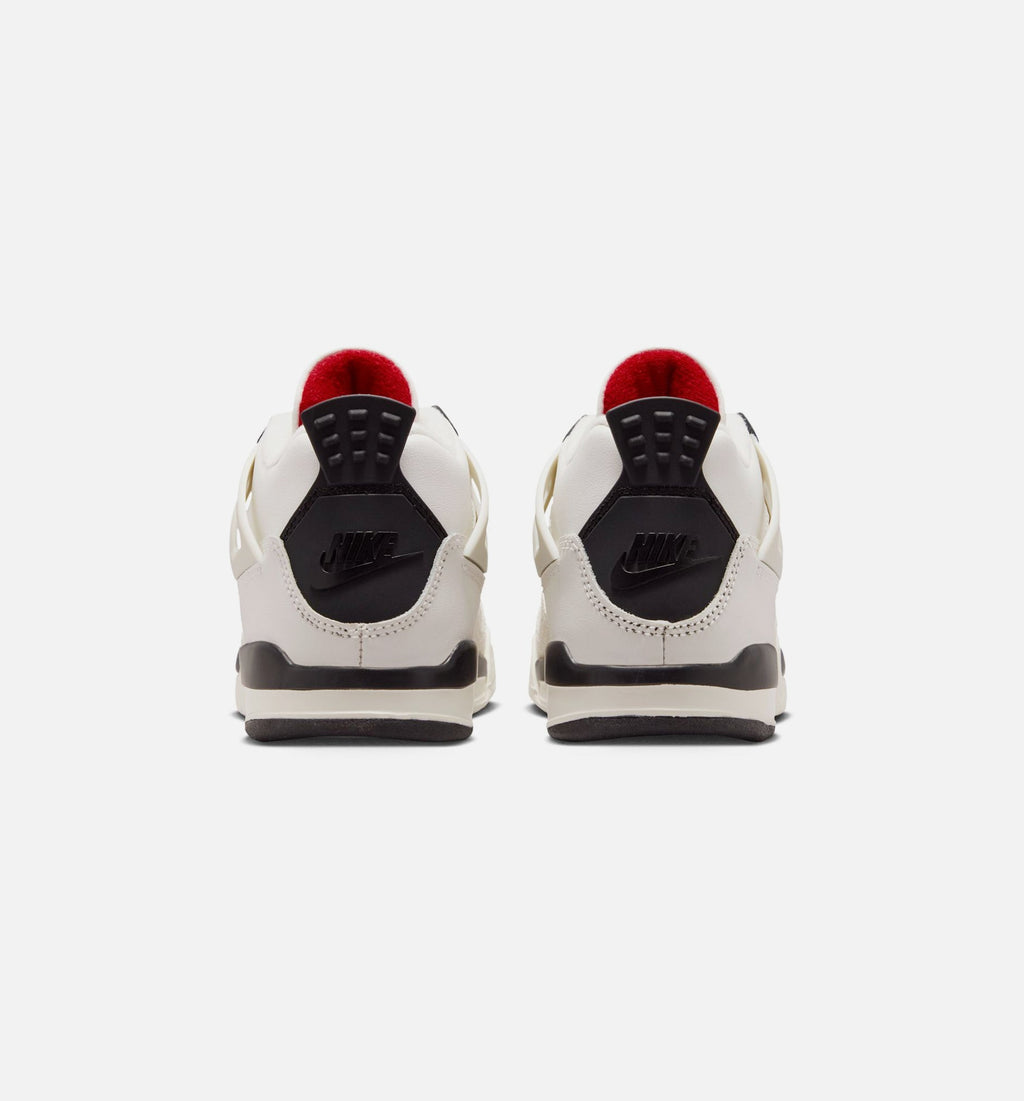 Air Jordan 4 Retro Flight Club Preschool – Sail/Black/University Red