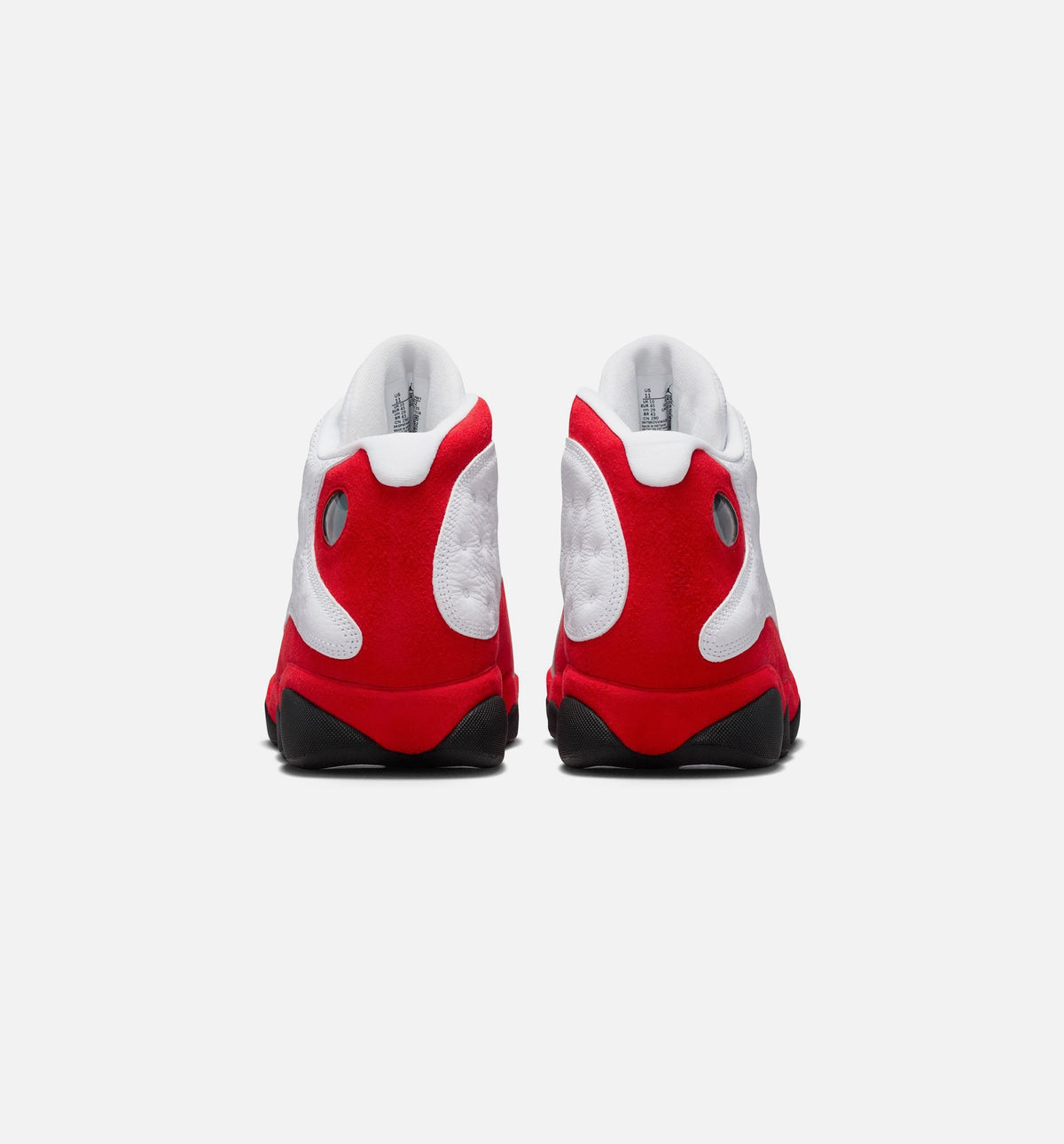 Air Jordan 13 Retro White and University Red Men's Lifestyle Shoes - White / Black / True Red