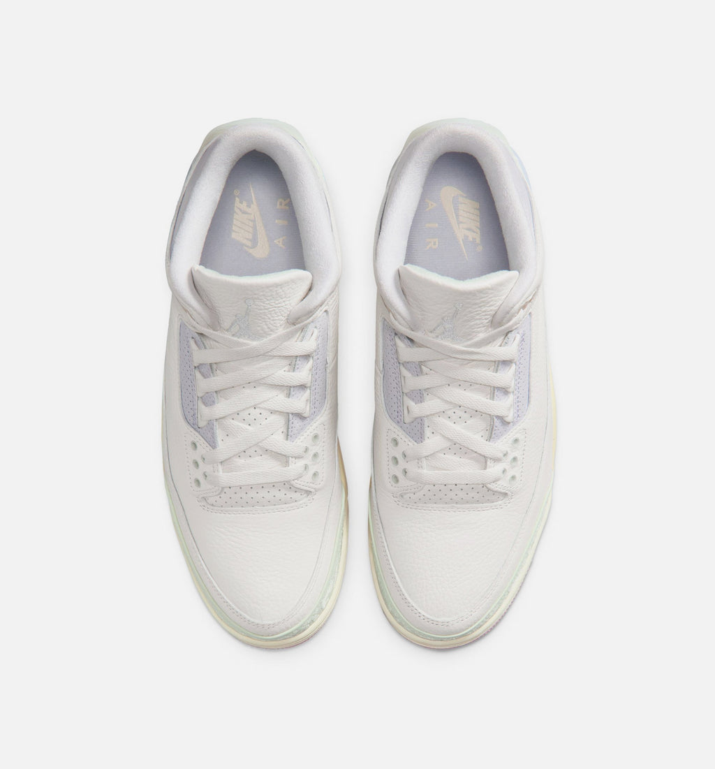Air Jordan 3 Retro Sail and Jade Aura | Men's Lifestyle Shoe | Sail/Jade Aura/Aura/Iced Lilac