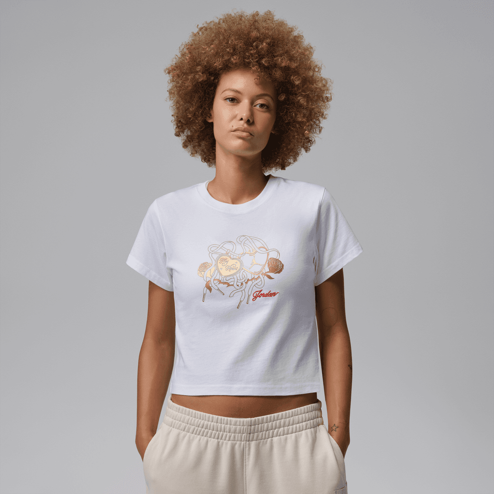 Wmns Air Jordan Brooklyn Short Sleeve Graphic Tee