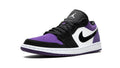 Air Jordan 1 Low 'Court Purple' – White & Vibrant Purple AJ1 Low with Classic Court-Ready Details
