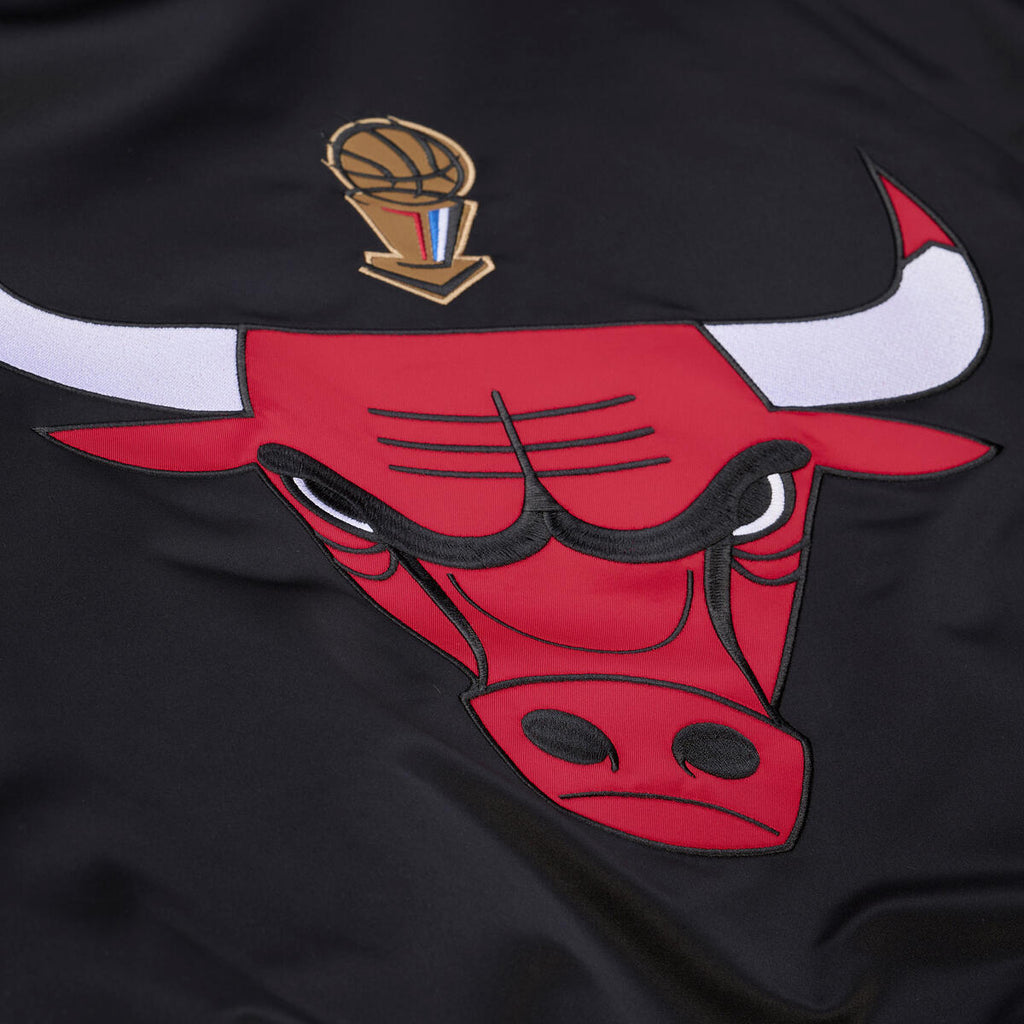 M&N NBA Vintage Chicago Bulls Throw It Back Heavyweight Satin Jacket