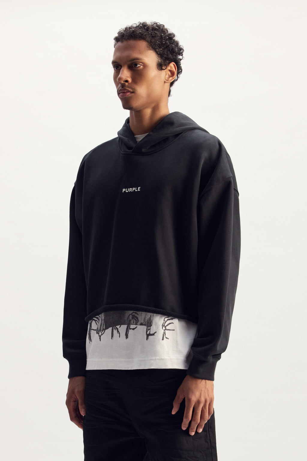 Wordmark Double Layer Hoodie
