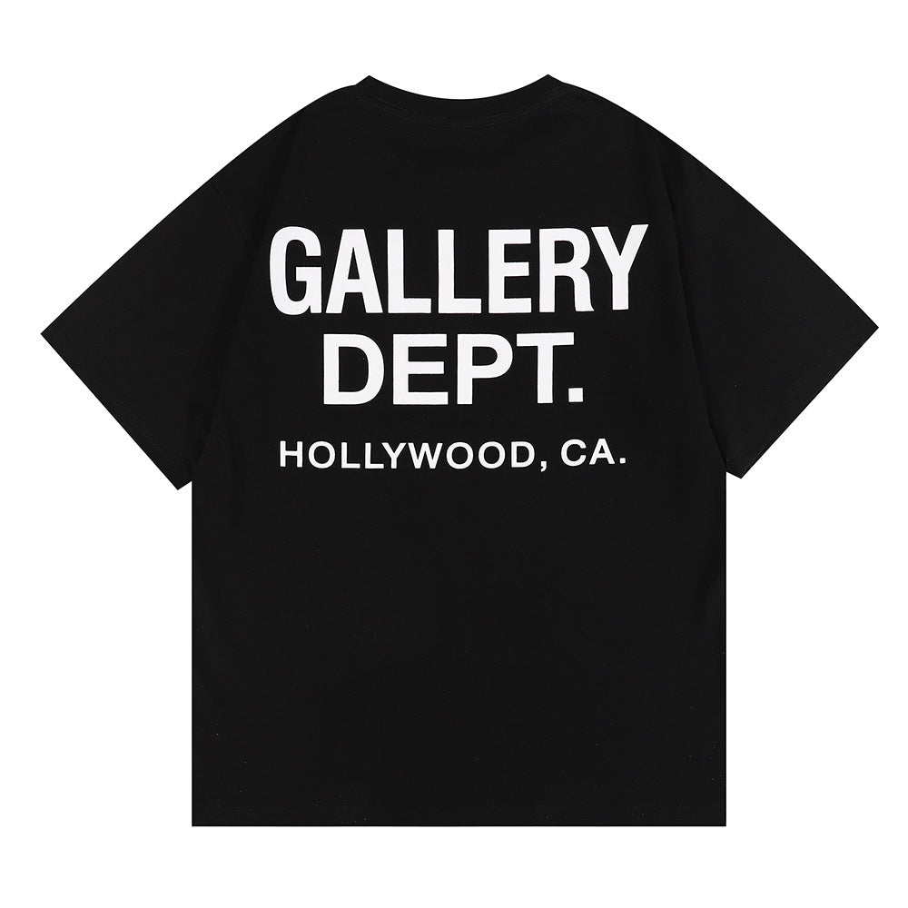 Gallery Dept Letter Graphic Short Sleeve Tee Streetwear Unisex