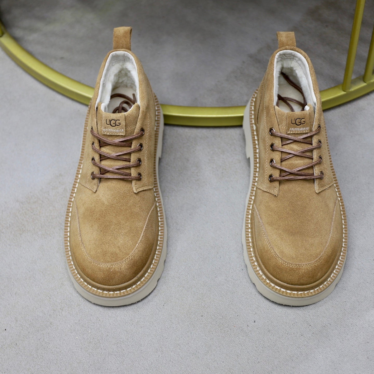 UGG Sand Suede Lace-Up Casual Shoes