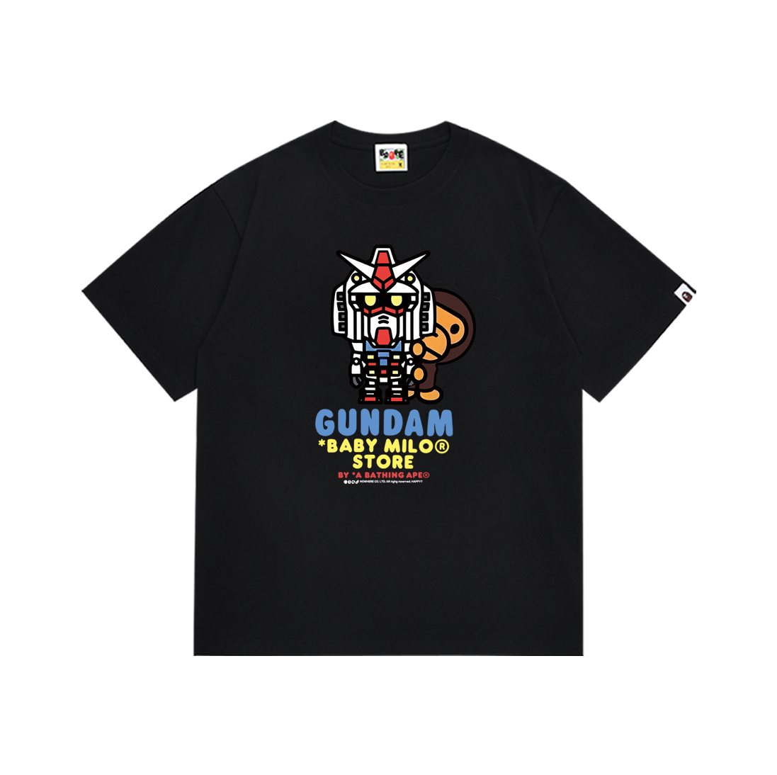 BAPE Gundam Baby Milo Graphic T-Shirt