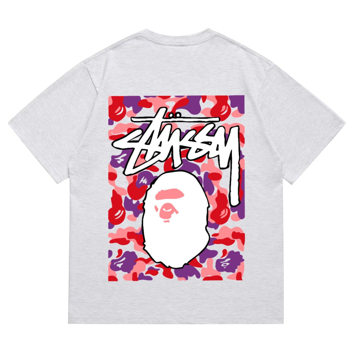 BAPE Warm Camo Ape Graphic Short-Sleeve T-Shirt