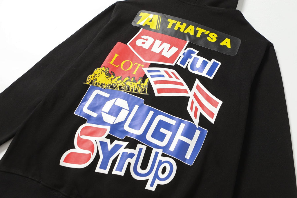 THAT'S A AWFUL LOT OF COUGH SYRUP Star Graphic Hoodie