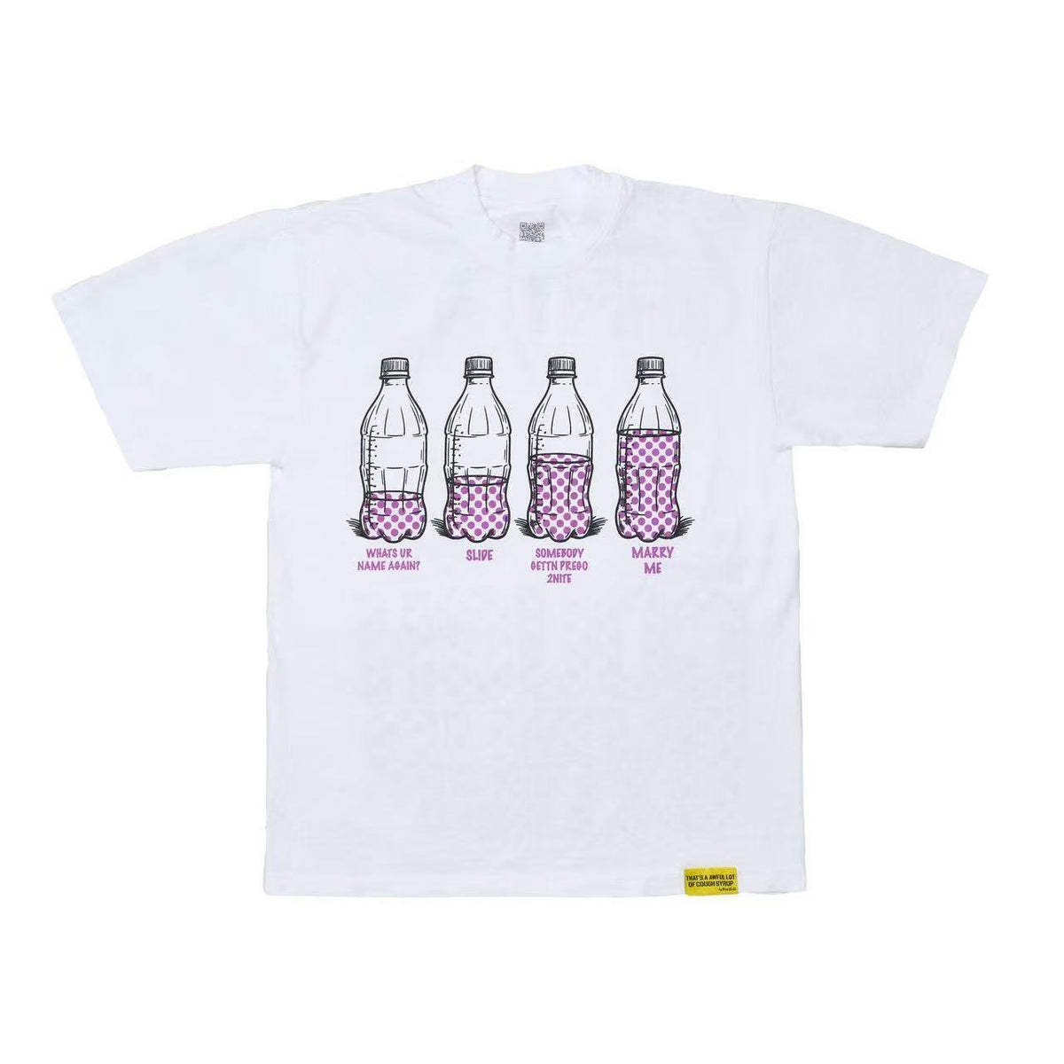 THAT'S A AWFUL LOT OF COUGH SYRUP Front & Back Graphic Short-Sleeve T-Shirt