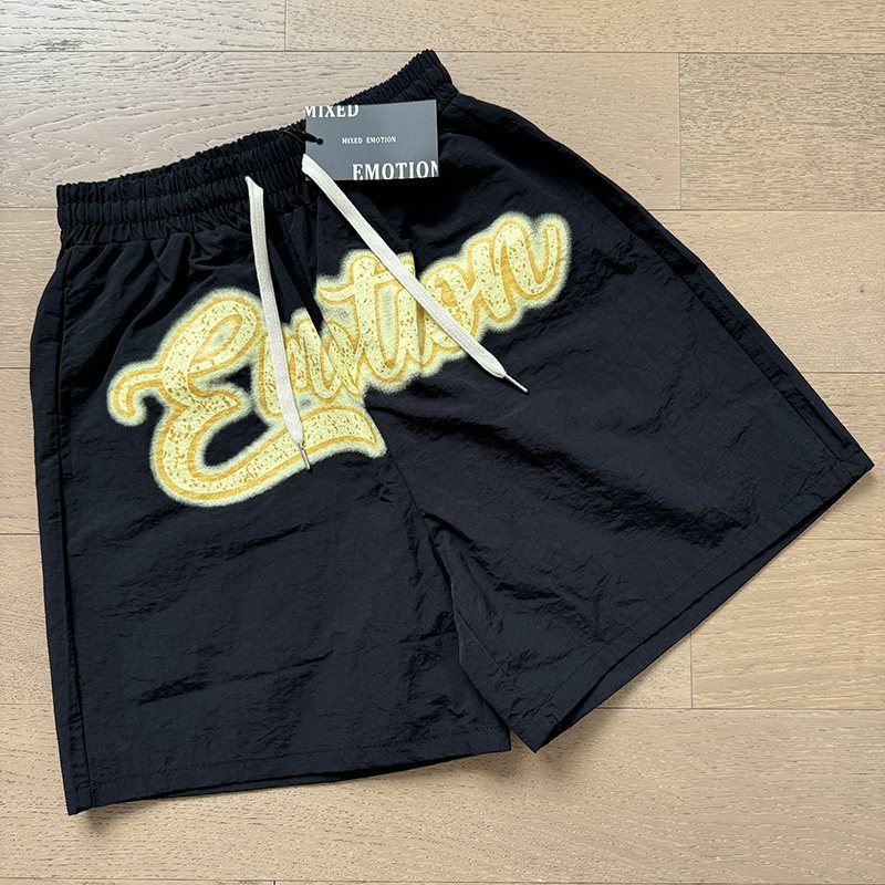 MIXED EMOTION Angel Graphic Zip Shirt & Shorts Set