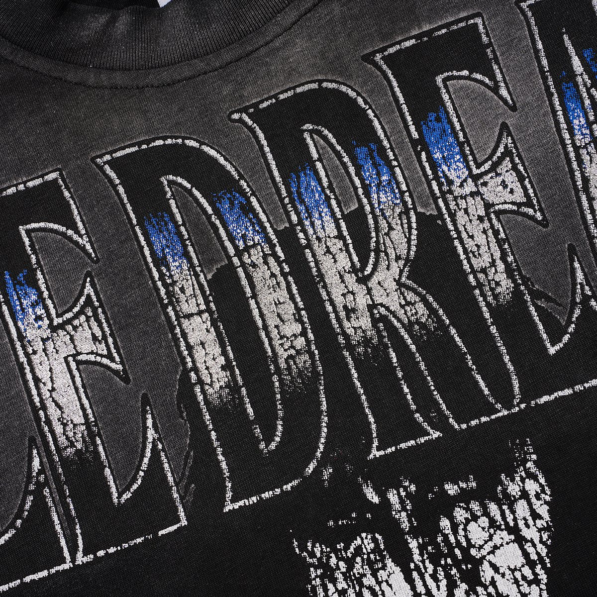 VALLEY Washed Black Graphic T-Shirt