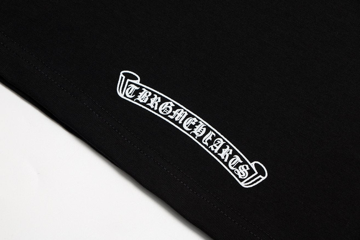 Chrome Hearts Sanskrit Letter Print Pocket T-Shirt