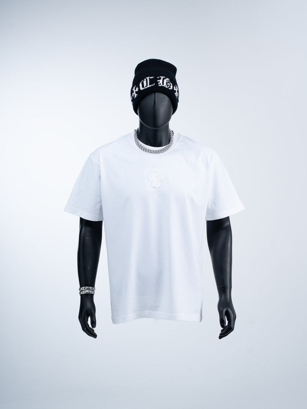 Chrome Hearts Tonal Cross Appliqué T-Shirt