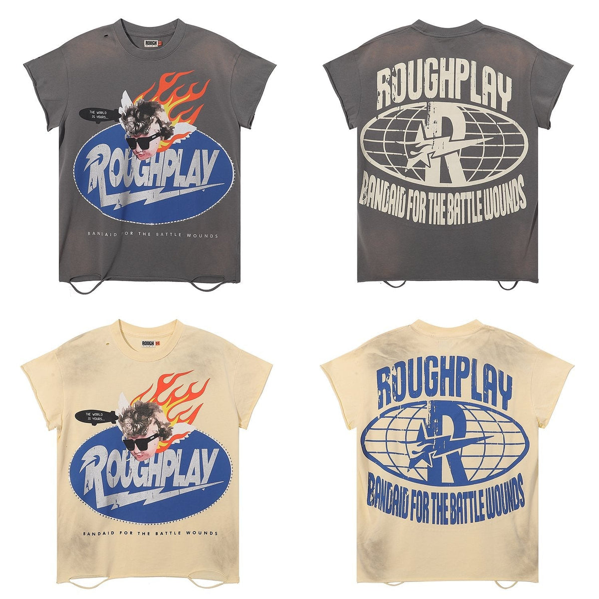 Rough Play SoleBoy Rhinestone Sleeveless T-Shirt