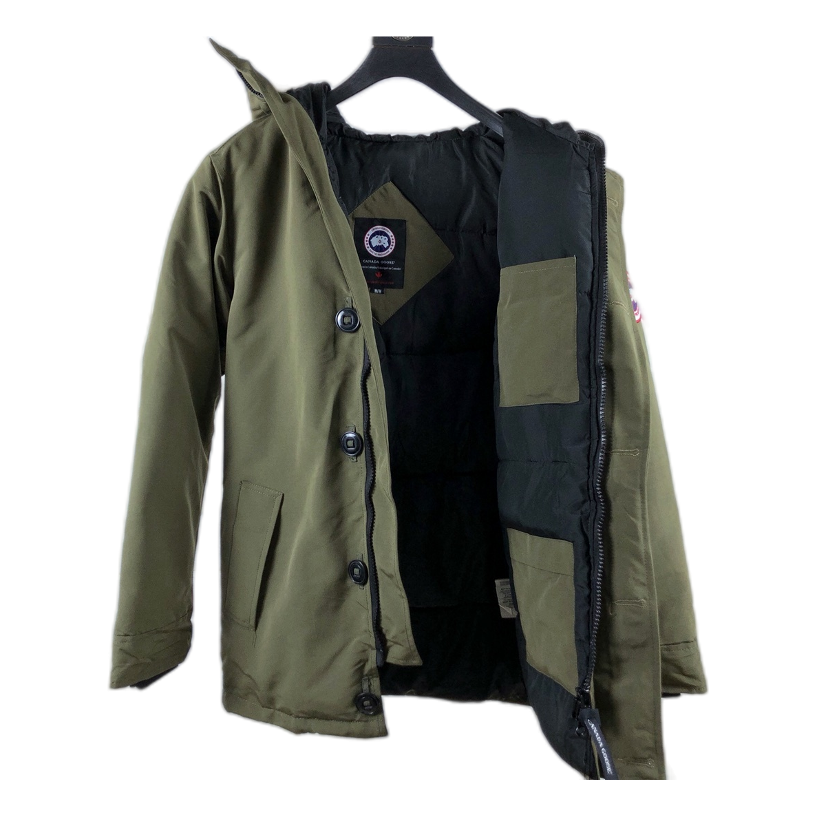 Canada Goose Chateau Parka with Coyote Fur Trim — Military Green