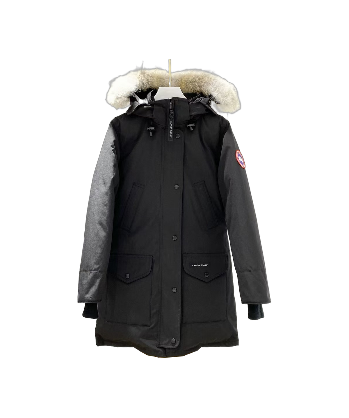 Canada Goose Women's Trillium Parka with Coyote Fur Trim