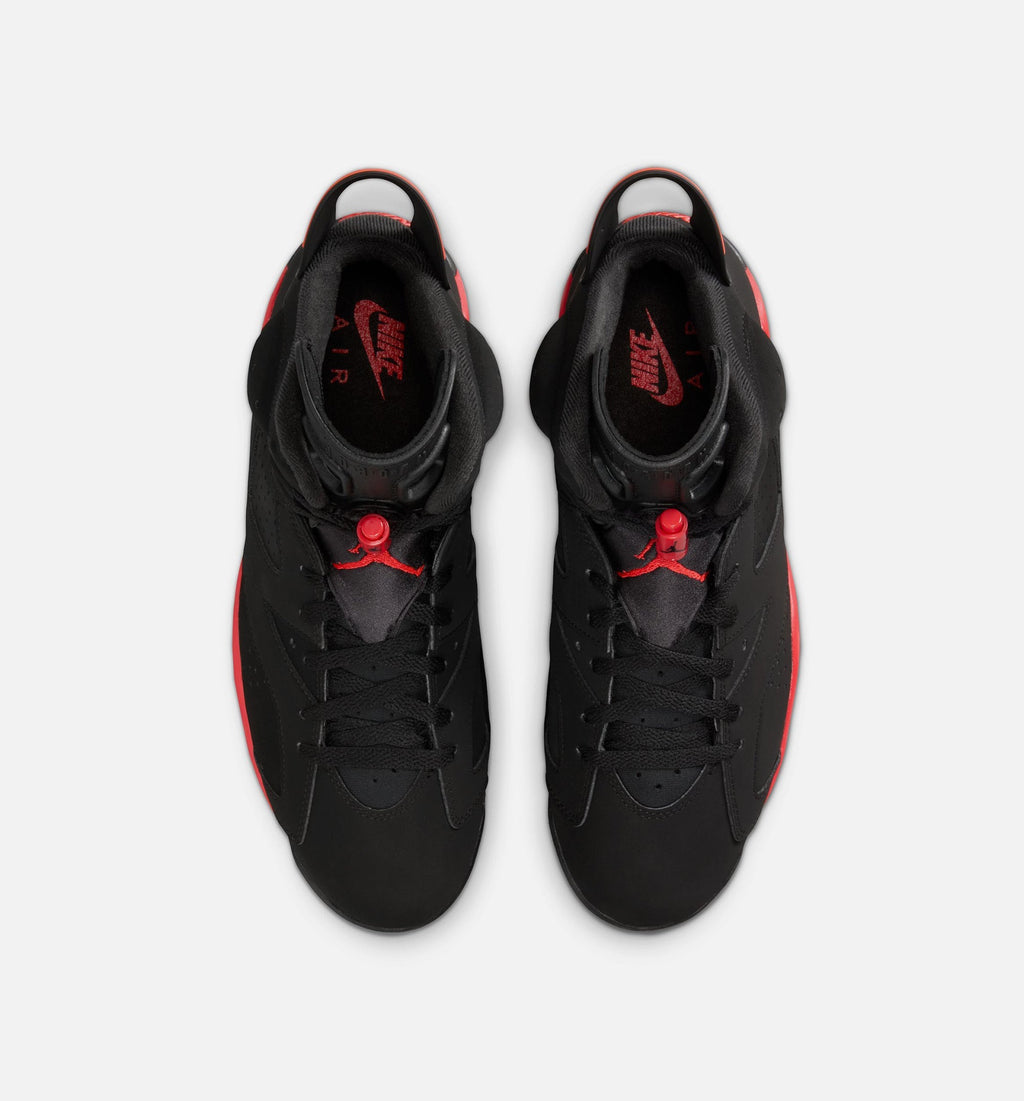 Air Jordan 6 Retro Infrared Salesman Men's Lifestyle Shoe - Black/Light Crimson