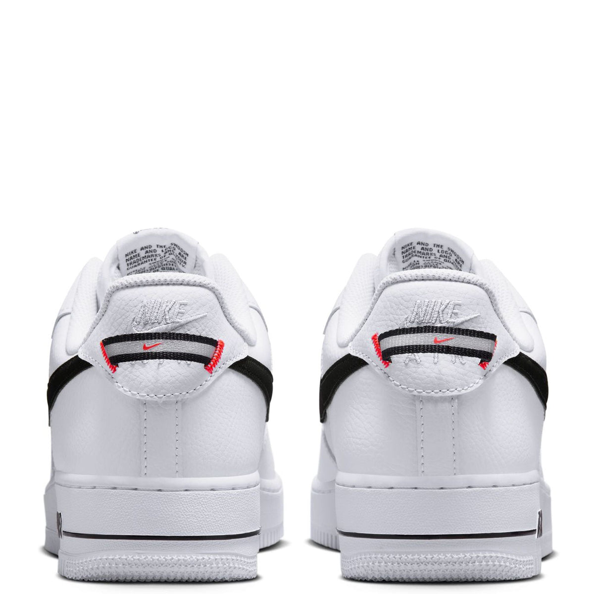 Men's Nike Air Force 1 '07 LV8 White/Black-Bright Crimson (HV9509 100)