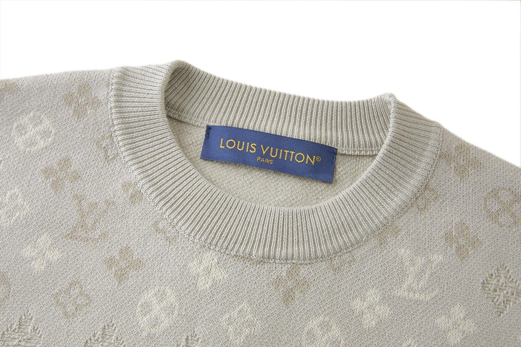 Full Jacquard Knit Short Sleeve