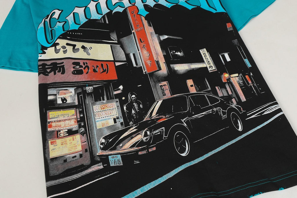 Godspeed Street Car Graphic T-Shirt