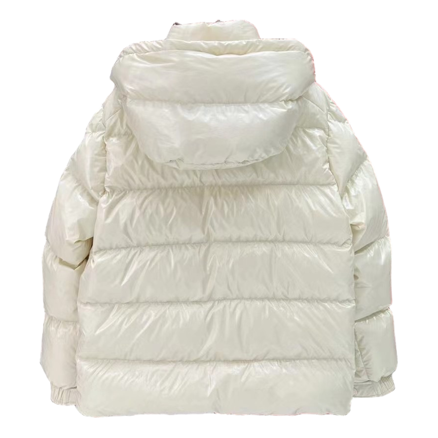 Moncler Maya 70th Anniversary Glossy Hooded Puffer Jacket | Collectible