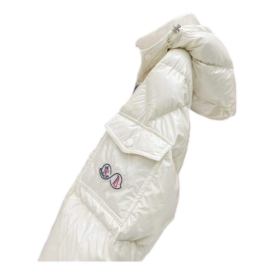 Moncler Maya 70th Anniversary Glossy Hooded Puffer Jacket | Collectible