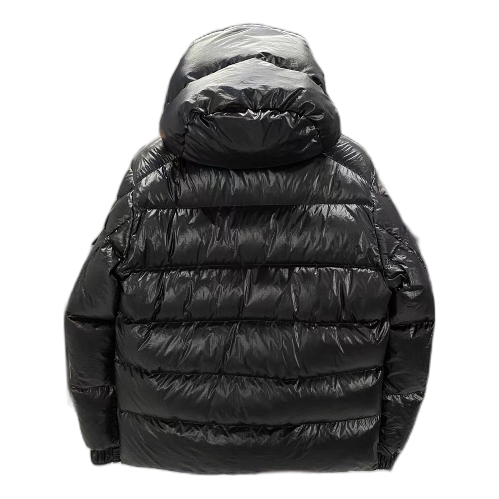Moncler Maya 70th Anniversary Glossy Hooded Puffer Jacket | Shine